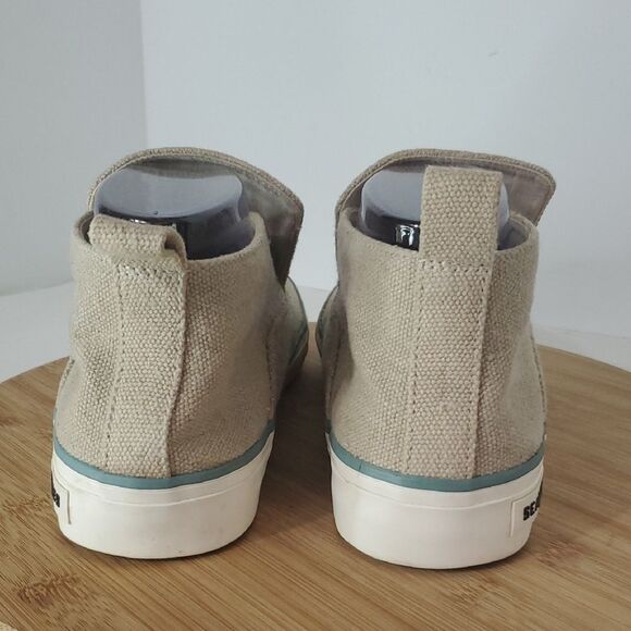 Seavees Women's Huntington Middie Jungmaven Tan Hemp Canvas Slip-On Shoes Size 9 - Picture 8 of 14